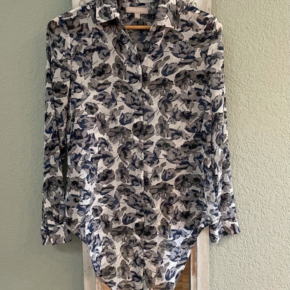 DONATED - Floral Banana Republic Shirt - Picture 2 of 8